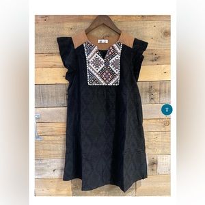 THML summer cap sleeve babydoll dress XS